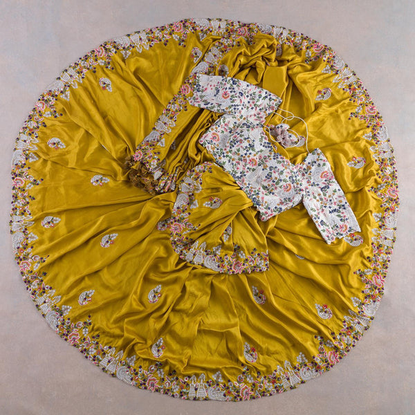 Timeless Splendor: Wine-Colored Women's Soft Silk Printed Saree With Blouse