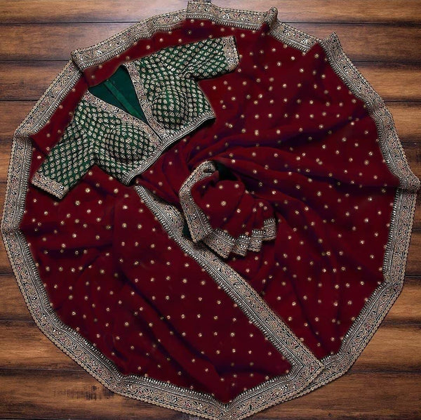 Gorgeous Silk Drapes: New Designer Sarees With Blouse