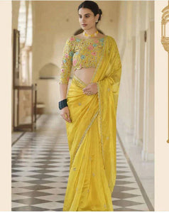 Trendy Party Picks: New Trending Party Wear Designer Sarees with Blouse